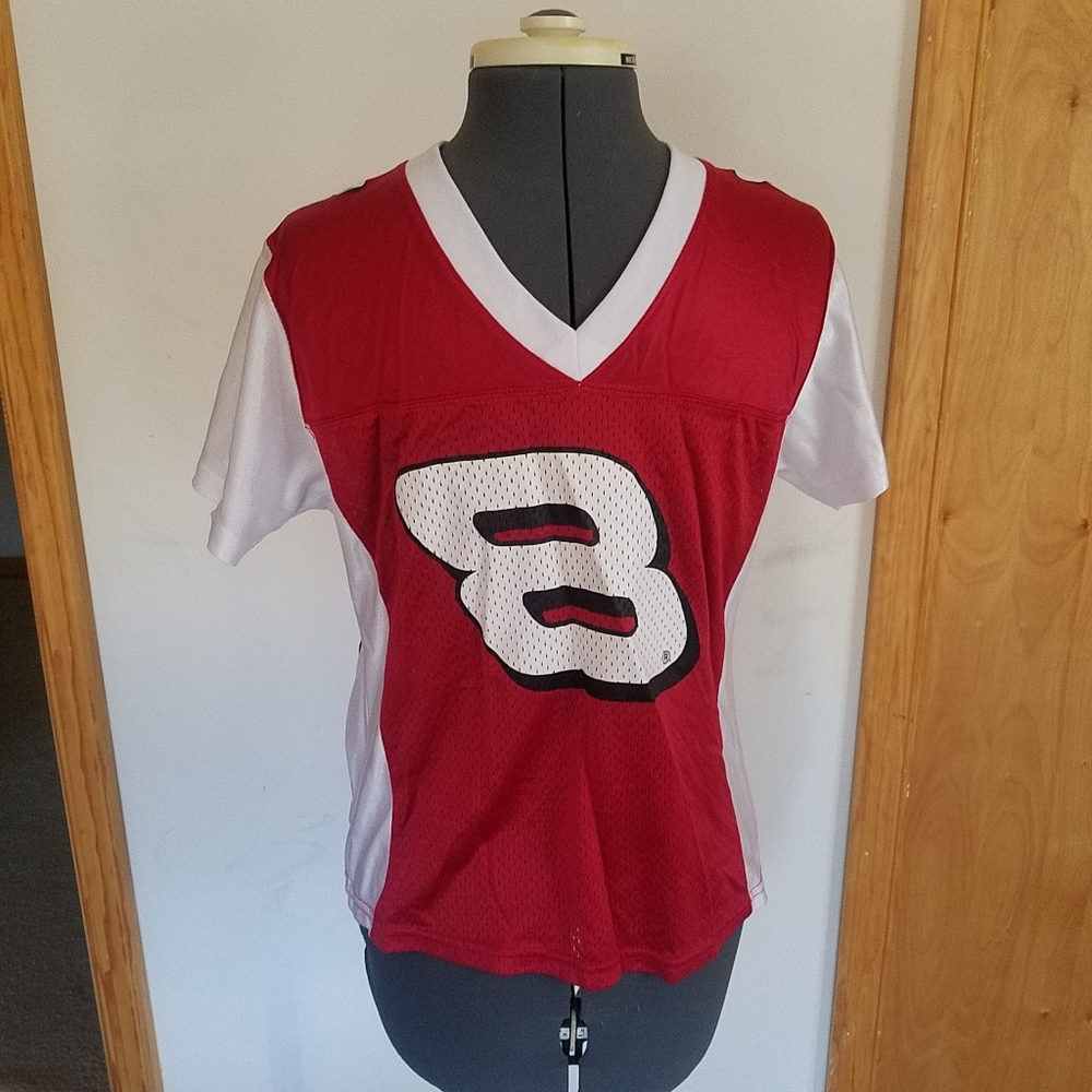 V Neck Jersey tee NASCAR shirt budwesier ernhardt